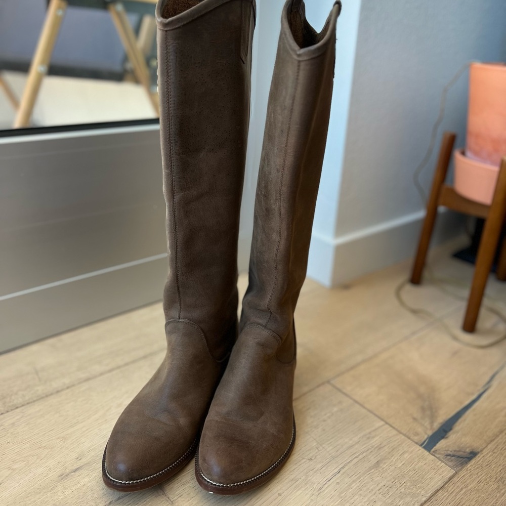 Italian leather boots